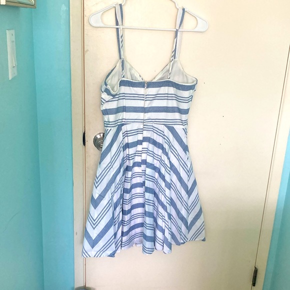 Trixxi Navy & White striped tank dress - Picture 2 of 2